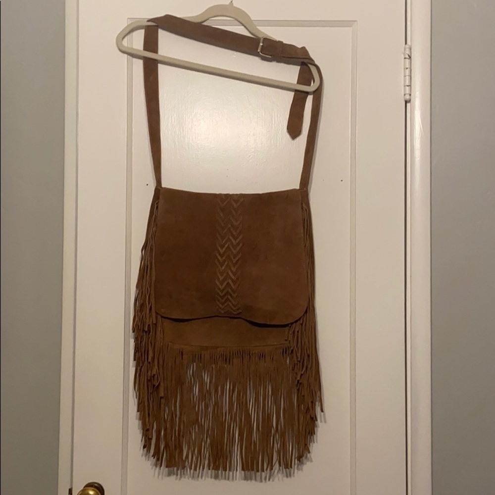 Oversized Fringe Purse